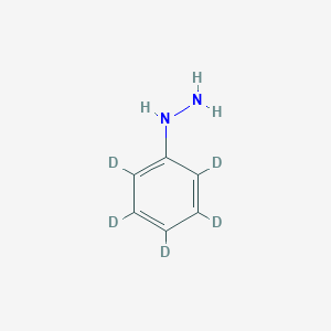 B027768 (2,3,4,5,6-Pentadeuteriophenyl)hydrazine CAS No. 125687-18-5