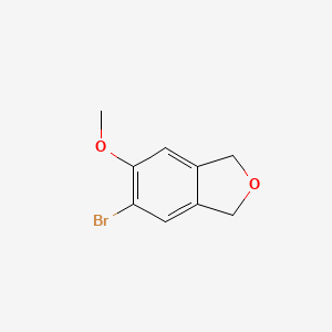 molecular formula C9H9BrO2 B2776805 5-Bromo-6-methoxy-1,3-dihydro-2-benzofuran CAS No. 1781444-68-5