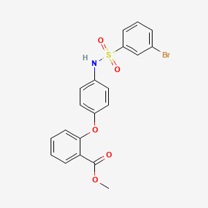 Methyl 2-(4-{[(3-bromophenyl)sulfonyl]amino}phenoxy)benzenecarboxylate