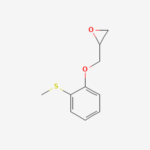 molecular formula C10H12O2S B2776839 2-{[2-(Methylsulfanyl)phenoxy]methyl}oxirane CAS No. 13379-85-6