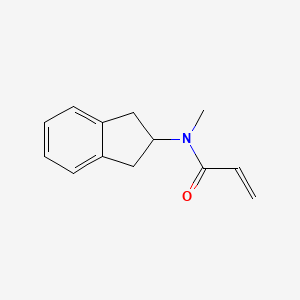 molecular formula C13H15NO B2776862 N-(2,3-Dihydro-1H-inden-2-yl)-N-methylprop-2-enamide CAS No. 2167280-30-8