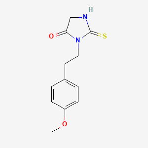 molecular formula C12H14N2O2S B2776882 3-(4-Methoxyphenethyl)-2-thioxoimidazolidin-4-one CAS No. 287918-22-3