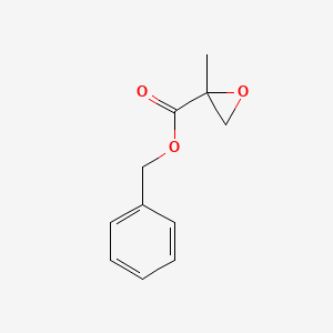molecular formula C11H12O3 B2776899 Benzyl 2-methyloxirane-2-carboxylate CAS No. 1447734-06-6