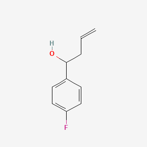 molecular formula C10H11FO B2776967 4-(4-Fluorophenyl)-1-buten-4-ol CAS No. 136185-86-9