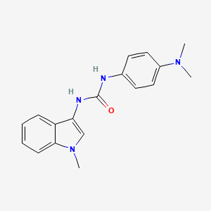 1-(4-(dimethylamino)phenyl)-3-(1-methyl-1H-indol-3-yl)urea