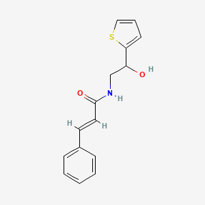 N-(2-hydroxy-2-(thiophen-2-yl)ethyl)cinnamamide
