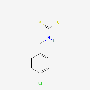 methyl N-[(4-chlorophenyl)methyl]carbamodithioate