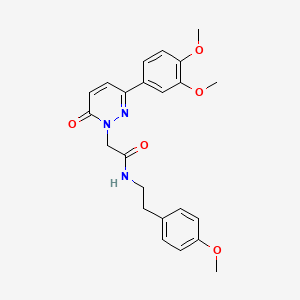 2-(3-(3,4-dimethoxyphenyl)-6-oxopyridazin-1(6H)-yl)-N-(4-methoxyphenethyl)acetamide
