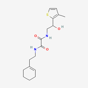 N1-(2-(cyclohex-1-en-1-yl)ethyl)-N2-(2-hydroxy-2-(3-methylthiophen-2-yl)ethyl)oxalamide