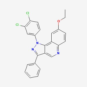 1-(3,4-dichlorophenyl)-8-ethoxy-3-phenyl-1H-pyrazolo[4,3-c]quinoline