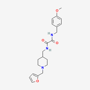 N1-((1-(furan-2-ylmethyl)piperidin-4-yl)methyl)-N2-(4-methoxybenzyl)oxalamide