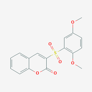 3-[(2,5-dimethoxyphenyl)sulfonyl]-2H-chromen-2-one