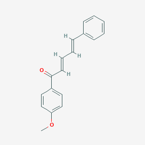 molecular formula C18H16O2 B277722 1-(4-Methoxyphenyl)-5-phenylpenta-2,4-dien-1-one 