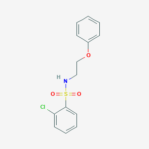 2-chloro-N-(2-phenoxyethyl)benzenesulfonamide