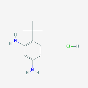 molecular formula C10H17ClN2 B2777303 4-Tert-butylbenzene-1,3-diamine hydrochloride CAS No. 2173998-93-9