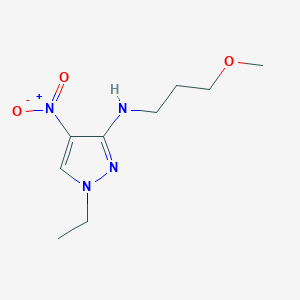 1-Ethyl-N-(3-methoxypropyl)-4-nitropyrazol-3-amine