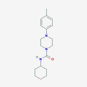 N-cyclohexyl-4-(4-methylphenyl)-1-piperazinecarboxamide