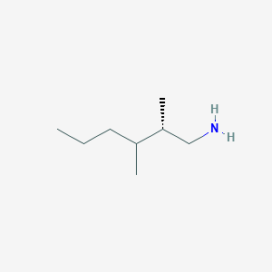 (2S)-2,3-Dimethylhexan-1-amine