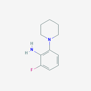 2-Fluoro-6-(piperidin-1-yl)aniline