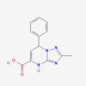 2-Methyl-7-phenyl-4,7-dihydro-[1,2,4]triazolo[1,5-a]pyrimidine-5-carboxylic acid