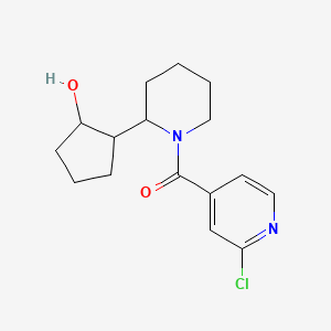 (2-Chloropyridin-4-yl)-[2-(2-hydroxycyclopentyl)piperidin-1-yl]methanone