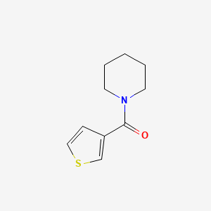 molecular formula C10H13NOS B2777407 Piperidin-1-yl(thiophen-3-yl)methanone CAS No. 862463-82-9