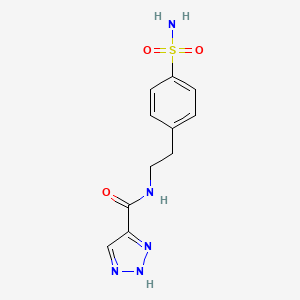 molecular formula C11H13N5O3S B2777408 C11H13N5O3S CAS No. 1497902-36-9