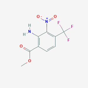 Methyl 2-amino-3-nitro-4-(trifluoromethyl)benzoate