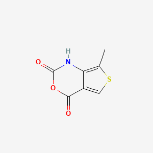 molecular formula C7H5NO3S B2777435 7-Methyl-1H-thieno[3,4-d][1,3]oxazine-2,4-dione CAS No. 2243521-55-1