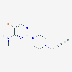 5-Bromo-N-methyl-2-(4-prop-2-ynylpiperazin-1-yl)pyrimidin-4-amine