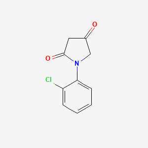 molecular formula C10H8ClNO2 B2777444 1-(2-Chlorophenyl)pyrrolidine-2,4-dione CAS No. 1540149-20-9
