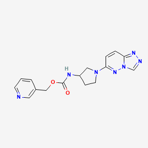 Pyridin-3-ylmethyl (1-([1,2,4]triazolo[4,3-b]pyridazin-6-yl)pyrrolidin-3-yl)carbamate