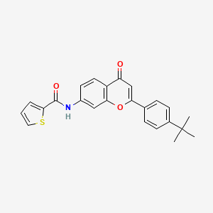 N-[2-(4-tert-butylphenyl)-4-oxo-4H-chromen-7-yl]thiophene-2-carboxamide
