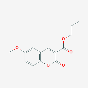 Propyl 6-methoxy-2-oxochromene-3-carboxylate