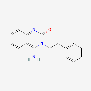 4-Imino-3-(2-phenylethyl)-1,2,3,4-tetrahydroquinazolin-2-one