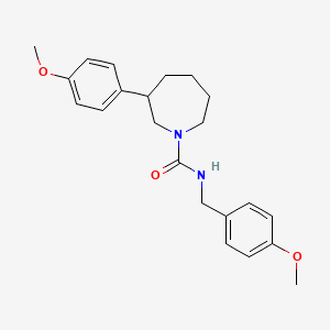 N-(4-methoxybenzyl)-3-(4-methoxyphenyl)azepane-1-carboxamide