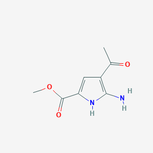 methyl 4-acetyl-5-amino-1H-pyrrole-2-carboxylate