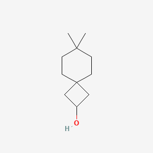 molecular formula C11H20O B2777732 7,7-Dimethylspiro[3.5]nonan-2-ol CAS No. 2413899-97-3