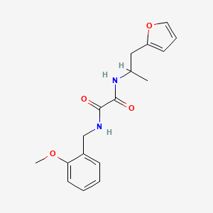molecular formula C17H20N2O4 B2777733 N1-(1-(furan-2-yl)propan-2-yl)-N2-(2-methoxybenzyl)oxalamide CAS No. 1235095-31-4