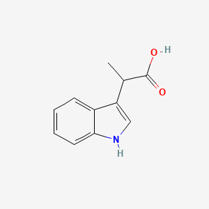 molecular formula C11H11NO2 B2777787 2-(1H-indol-3-yl)propanoic acid CAS No. 2597-26-4