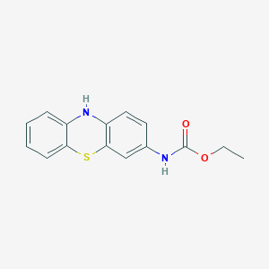 molecular formula C15H14N2O2S B2777792 3-(Ethoxycarbonylamino)phenothiazine CAS No. 14966-87-1