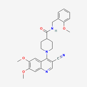 molecular formula C26H28N4O4 B2777795 N-(2,3-二氢-1,4-苯并二氧杂环[6-yl])-5-乙基-1-甲基-4-氧代-4,5-二氢-1H-吡咯并[3,2-c]吡啶-2-甲酰胺 CAS No. 1226451-39-3