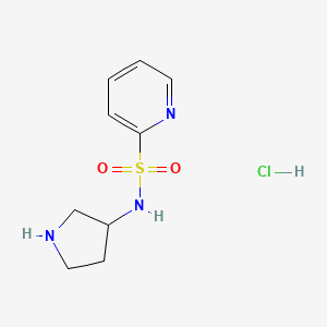 N-(Pyrrolidin-3-yl)pyridine-2-sulfonamide hydrochloride
