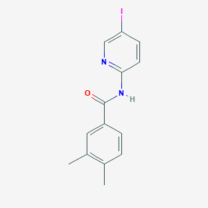 molecular formula C14H13IN2O B277784 N-(5-iodopyridin-2-yl)-3,4-dimethylbenzamide 