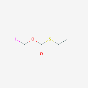 molecular formula C4H7IO2S B2777845 S-Ethyl O-(iodomethyl) carbonothioate CAS No. 133217-42-2