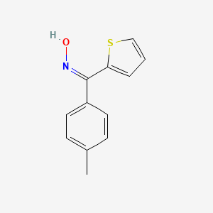 molecular formula C12H11NOS B2777847 (Z)-(4-methylphenyl)(2-thienyl)methanone oxime CAS No. 1956-42-9