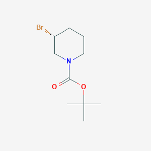 molecular formula C10H18BrNO2 B2777854 (R)-tert-Butyl 3-bromopiperidine-1-carboxylate CAS No. 1354000-03-5