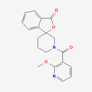 molecular formula C19H18N2O4 B2777871 1'-(2-甲氧基烟酰基)-3H-螺[异苯并呋喃-1,3'-哌啶]-3-酮 CAS No. 1705201-44-0