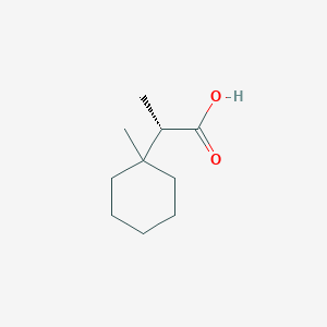 molecular formula C10H18O2 B2777923 (2S)-2-(1-Methylcyclohexyl)propanoic acid CAS No. 2248200-21-5