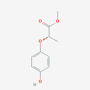 molecular formula C10H12O4 B2777925 甲基(2S)-2-(4-羟基苯氧基)丙酸酯 CAS No. 121210-26-2